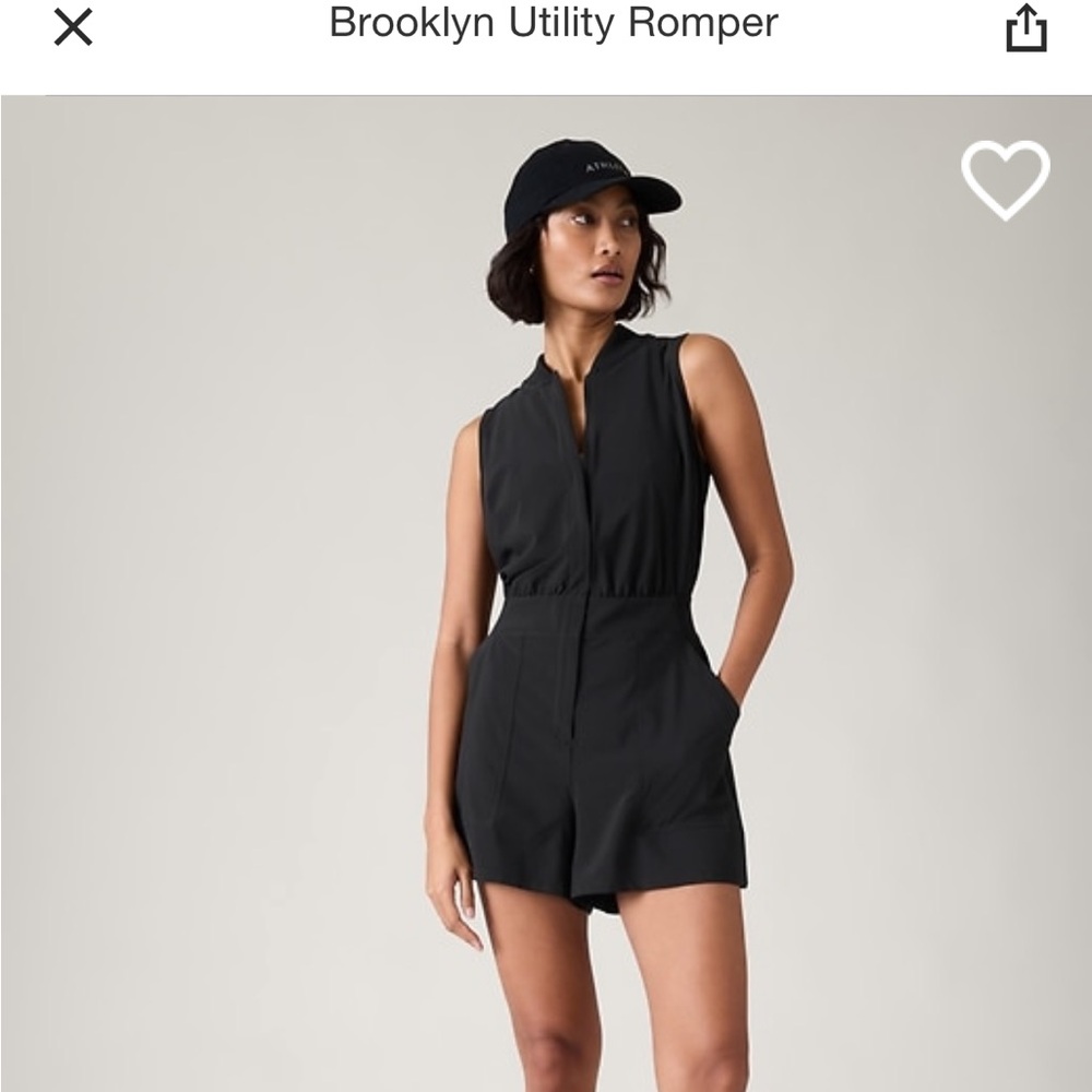 Athleta Brooklyn Utility Romper Size 12 NWT